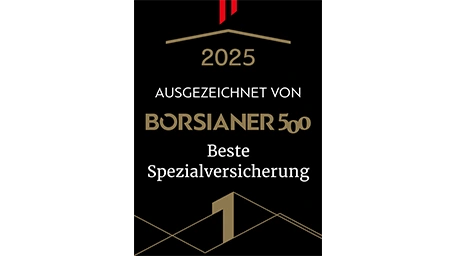 2025 ARAG ausgezeichnet von Börsianer 500 Beste Spezialversicherung